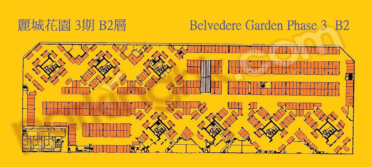  Tsuen Wan Carpark  Castle Peak Road Tsuen Wan  Belvedere Garden Phase 3  Floor plan 香港車位.com ParkingHK.com