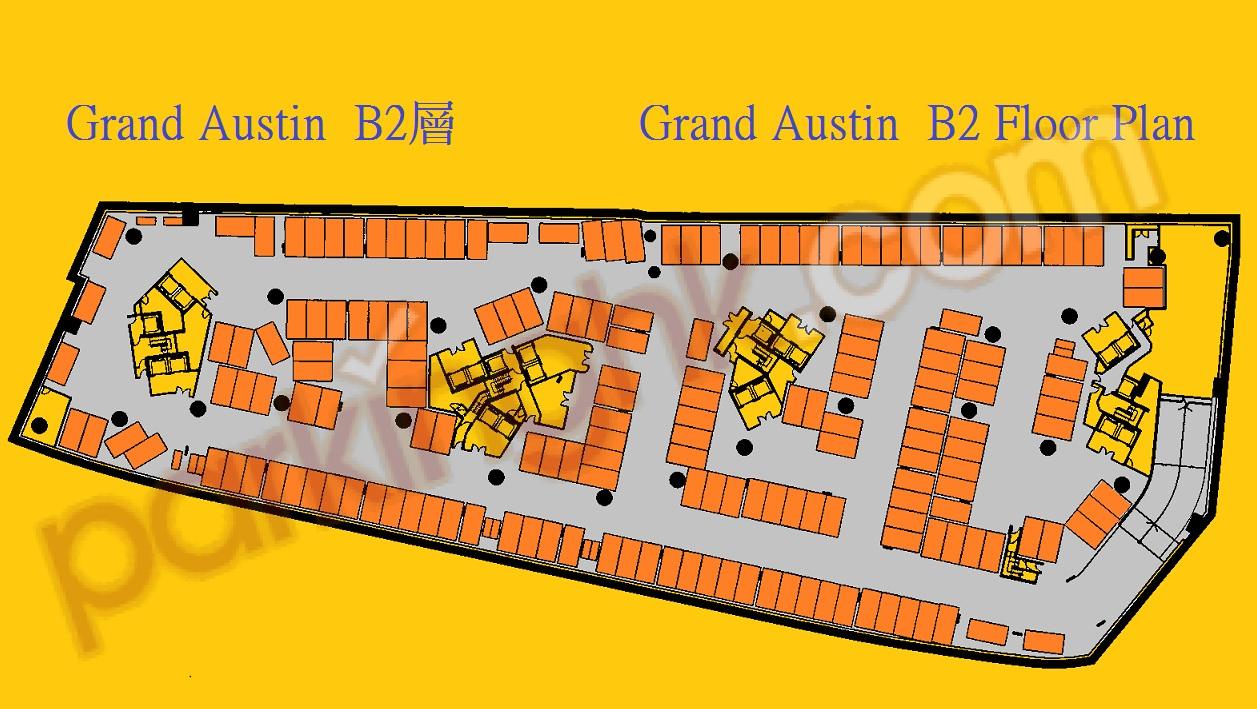  西九龍車位 柯士甸道西 Grand Austin 平面圖 香港車位.com ParkingHK.com